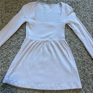 Hollister Baby Doll Light Pink Long Sleeve Shirt
